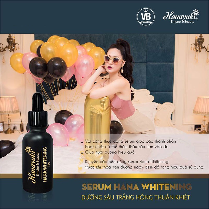 Serum dưỡng trắng da Hana Whitening