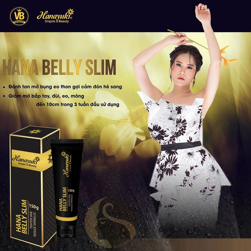 Kem tan mỡ Hana Belly Slim