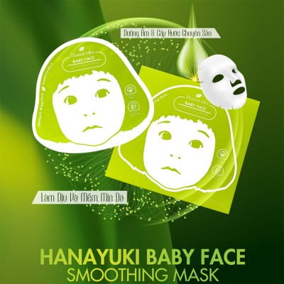 Mặt nạ dưỡng da Hanayuki - Baby Face