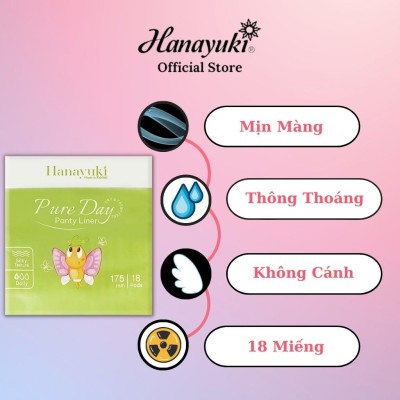 Băng Vệ Sinh Hằng Ngày Pure Day Panty Liner